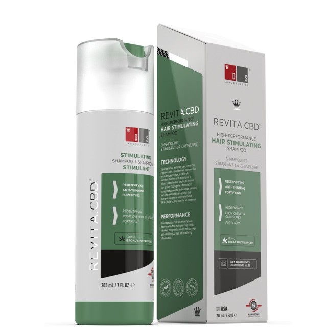 Δυναμωτiκό Σαμπουάν Revita.CBD με Κανναβιδιόλη Super Antioxidant and Stimulating CBD Shampoo DS Labs