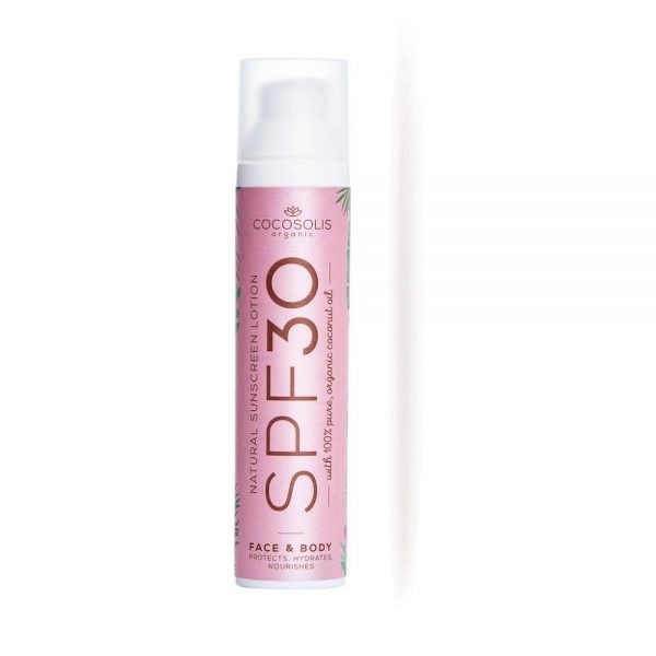 COCOSOLIS ORGANIC Natural Sunscreen Lotion SPF 30 Φυσική Αντηλιακή Κρέμα για πρόσωπο και σώμα SPF30