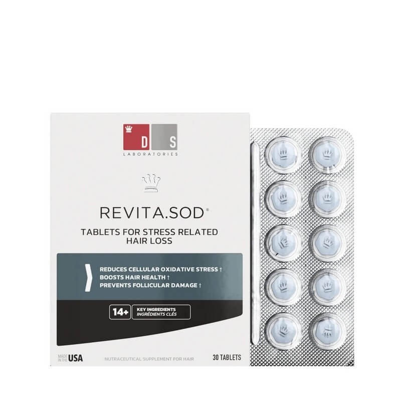 DS Laboratories REVITA.SOD Tablets For Hair Growth Support + Antioxidant + Stress Relief