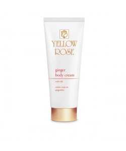 Yellow Rose Ginger Body Cream with Silk 250ml