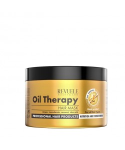 Revuele Hair Mask Oil Therapy With Argan Oil, Macadamia, Coconut And Shea Butter, 500 ml